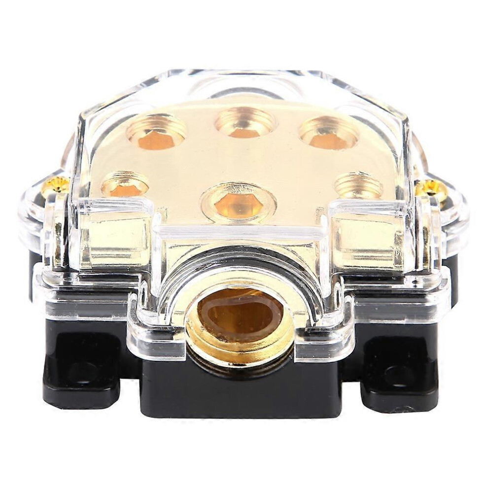 (As Show, One Size) Automobile Vehicle Audio Five Way Fuse Holder Power Distributor Block 6909775612644