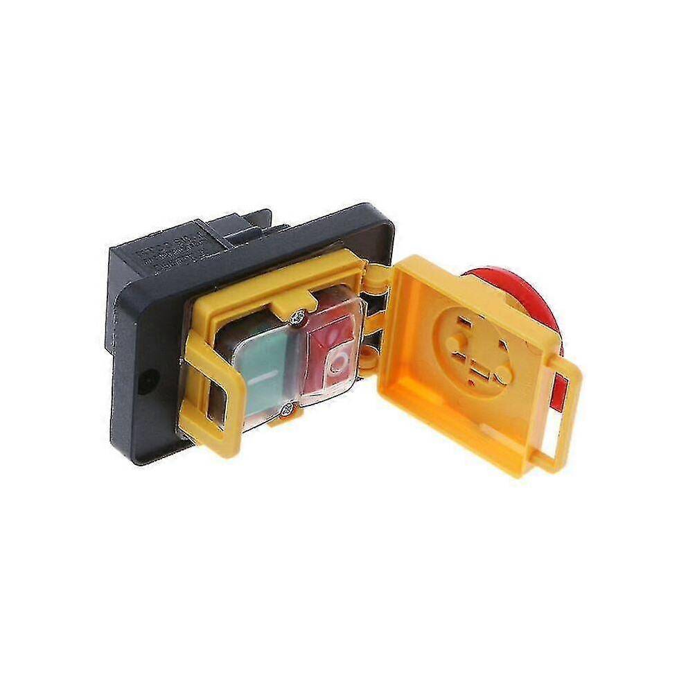 (As Show, One Size) Emergency Stop Button,Volt Release Pushbutton Switch 6909775931103