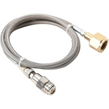 (As show, One size) Co2 Adapter High Pressure Hose compatible with Blue Home Water Carbonators Co2 Transfer 1.5 M Transfer Hose-C10