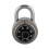 (As show, One size) Master Coded Lock 50mm With Round Fixed Dial Combination Padlock Defender 1