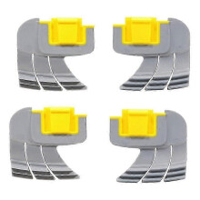 (As show, One size) 4PCS Cyclone Centrifugal Scrub Brush R0714400 compatible with Zodiac Mx8 Mx6 Elite Pool Cleaner Replaceable Poo