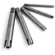 (As show, One size) Tap Extractor , Broken Head Screw Remover Stripped , Steel Tap Extractor Set , 5 Pcs