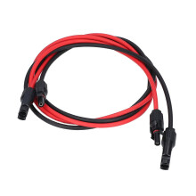 (As show, One size) Solar Extension Cable Photovoltaic Cord Wire PPO Waterproof for Power Generation1.5 Meters