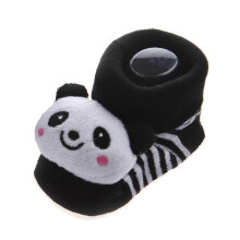 (As show, One size) Panda - Irresistibly Cute Baby Boy Girl 3D Bootie Socks Anti / Non Slip 0-12 months