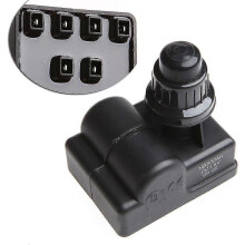 (As show, One size) Bbq Gas Grill Replacement 6 Outlet Aa Battery Push Button Ignitor Igniter New
