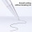 (As show, One size) Pen MP3 Player USB Music Student Walkman Writable Pen Player Silver Pen MP3 Player 5