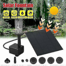 (As show, One size) 180l/h Solar Panel Powered Water Feature Pump Garden Pool Pond Aquarium Fountain