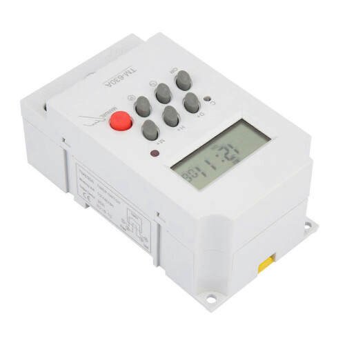 (As show, One size) TM630A Mini LCD Digital Microcomputer Control Power Timer Switch(12V DC) 2