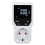 (As show, One size) Timer Plug Outlet Digital Electrical Indoor Timed Power Switch Kitchen Home EU Plug 230V 1
