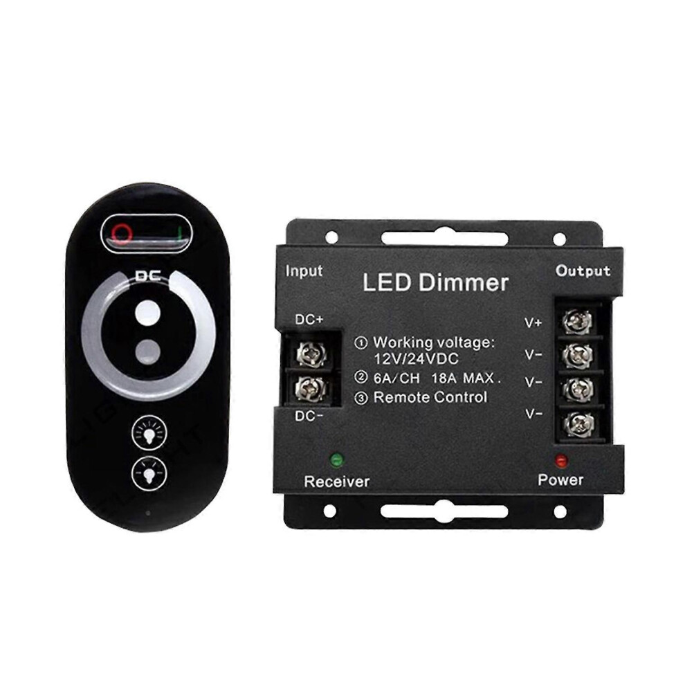 (As Show, One Size) Dimmer Switch Dc 12V-24V 18A Pwm Led Light Strip Dimmer 6909775871164