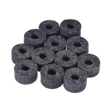 (As show, One size) 12pcs Cymbal Felts Hi-hat Clutch Felt Drum Set Cymbal Stand