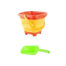 (As show, One size) Multifunctional Telescopic Bucket, 1 Piece, Orange