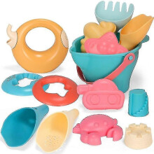 (As show, One size) Children Sandbox Playset Beach_h