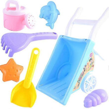 (As show, One size) Beach Playset Children's Shovel Tool Bucket Beach