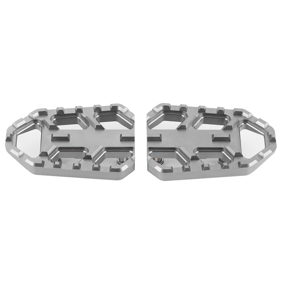 (As Show, One Size) Motorcycle Wide Footrest Cnc Aluminum Alloy Pedals Fit For Suzuki Dl650 Dl1000 Vstrom 650Xt/1000Xt(Titanium ) 4909775649819
