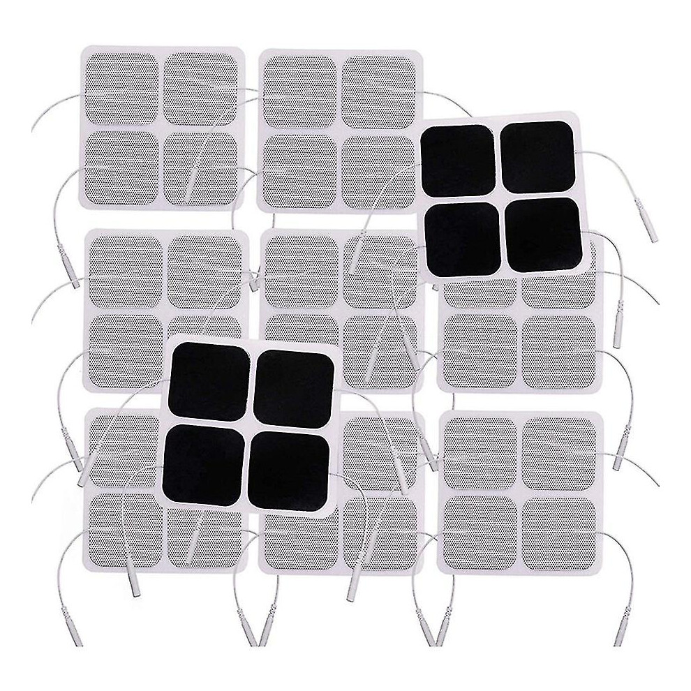 (As show, One size) 40pcs Tens Unit Pads, 2x2 Electrodes compatible with Ems Muscle Stimulator Electrotherapy Pads-C10-image-OPC-PH7NJ5Q-NEW