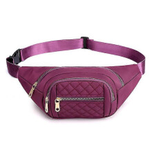 (As show, One size) Women's Fanny Pack Oxford Cloth Waterproof Belt Bag Designer Oblique Chest Bag Women's Fashion Fanny Pack Banana Hip Purse