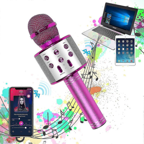 (As show, One size) Karaoke Microphone, Wireless Bluetooth Karaoke Microphone Kids 1
