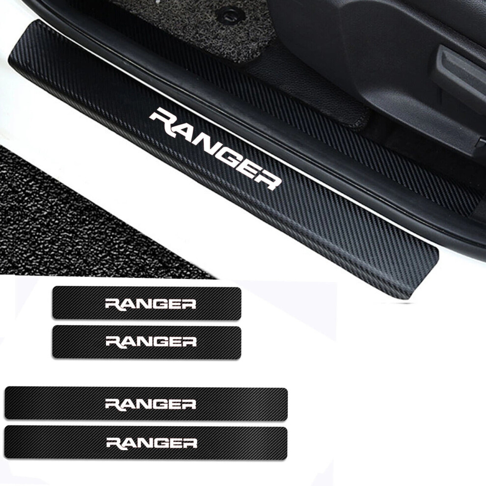 For Ford Ranger Car Door Plate Sill Scuff Anti Scratch Sticker Protector 6963793343263