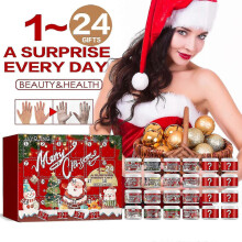 (As show, One size) 24 Days Of Christmas Skincare Blind Box Body Face Beauty Hydration Skincare Blind Box @bugu