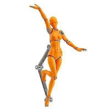 (As show, One size) Skin Color Super Movable Painting Props Carving @bugu