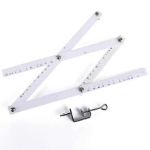 (As show, One size) Scale Excellent Folding Ruler Artist Pantograph Copy Rluers Draw Enlarger Reducer Tool compatible with Office S