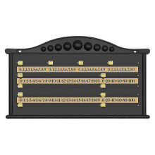 (As show, One size) Billiards Scoreboard Snooker Score Recorder Billiard Club Game Recording Board Calculation Number Billiards Accessories