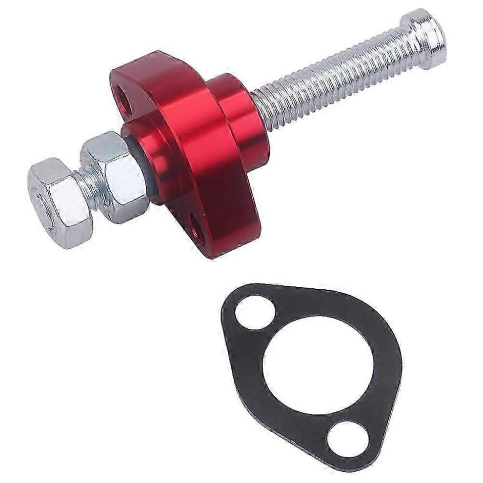 (As Show, One Size) Manual Cam Timing Chain Tensioner Compatible With Cbr600f F3 F4 F4i Cbr900 Rr Cb900f Red 4909775696820