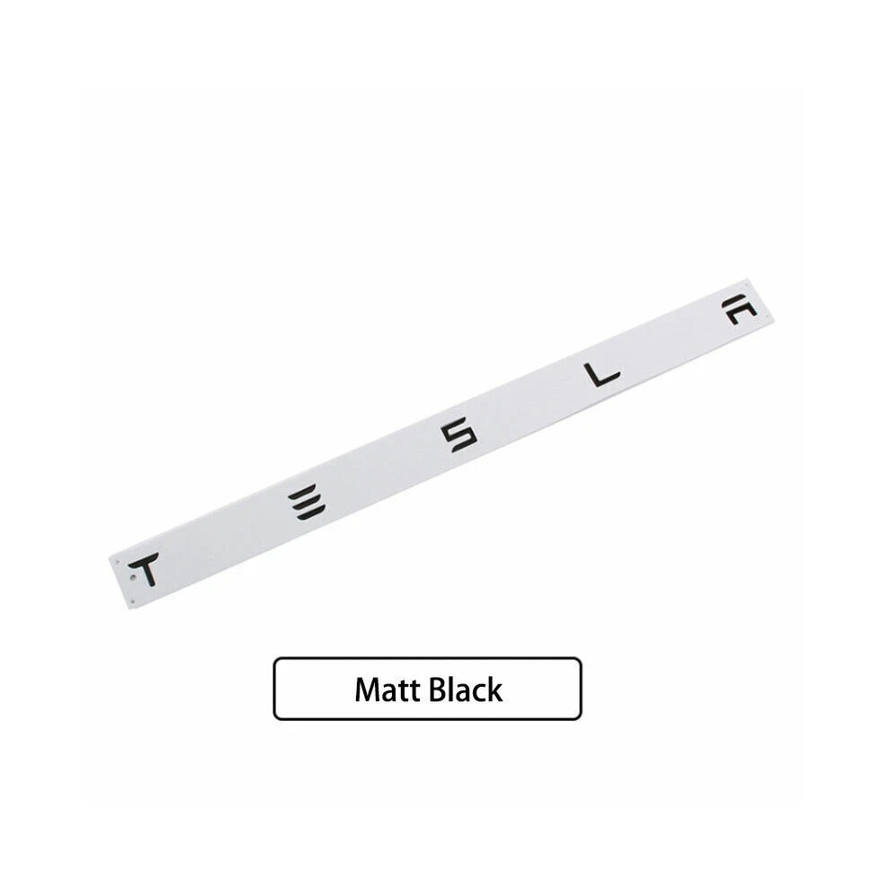 (Matt ) 3D Trunk Letters Tailgate Rear Emblem Adhesive Badge Abs For Tesla Model 3 Y X S Uk Black 6963793343355