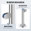 110cm Railing Post,Stainless Steel Railing Fence Pole,End Post 4