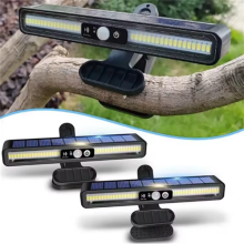 Clip On Solar Motion Lights Outdoor Waterproof Solar Fence Lights