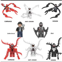 8PCS Avengers Riot Venom Minifigure Building Blocks Kids Toys Fit Lego