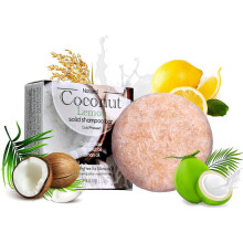 (Coconut Milk) Bamboo Charcoal Shampoo Bar, Hair Darkening Shampoo&Conditioner Soap, Grey Reducing Shampoo Hair Growth Shampoo