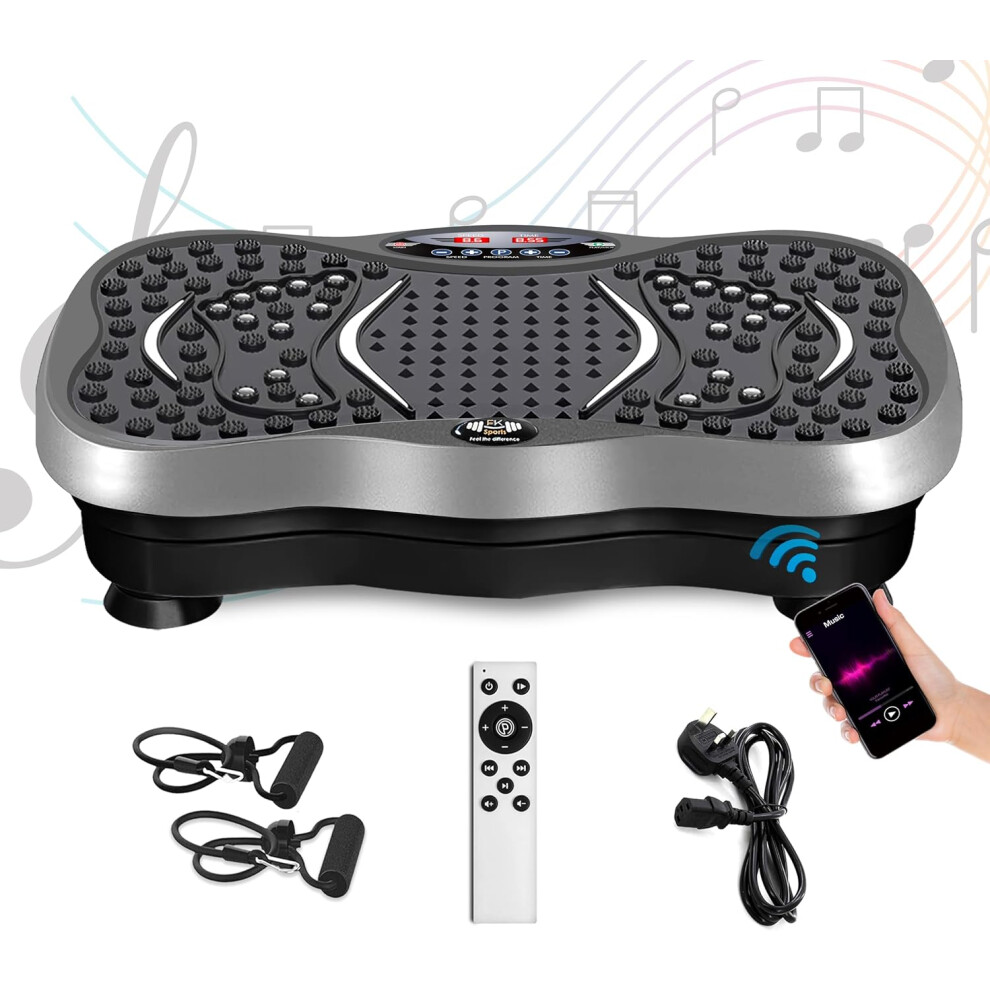 Photos - Other Trainers  Vibration Plate Exercise Machine Fitness Trainers(Grey)