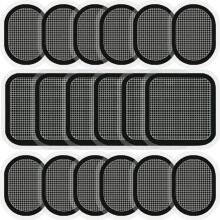 Replacement Gel Pads for All Abdominal Belts - 18 Pads (6 Sets of 3), Reusable Hydrogel, Latex-Free, Strong Adhesion