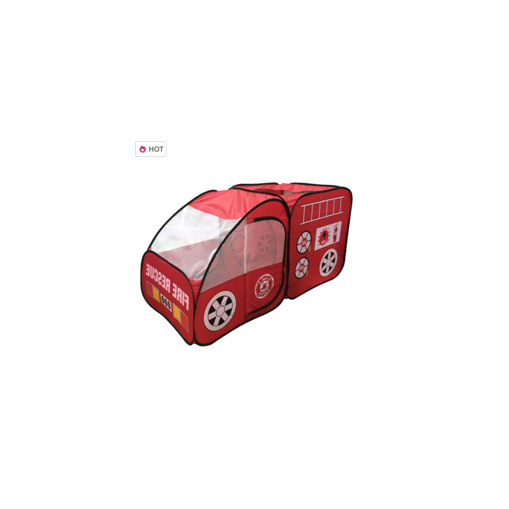 Fire Truck Shape Play Tent Up Playhouse Home Indoor Garden Outdoor Toy-image-OPC-PH7PBX2-NEW