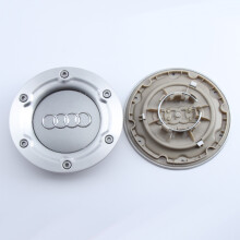 4pcs 145mm 6 holes Wheel Center Hub Cap for Audi TT A6 8N0601165A Grey