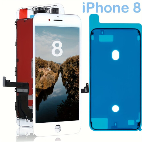 Screen Replacement For iPhone 8 COF LCD Display Digitizer Repair Kit Black