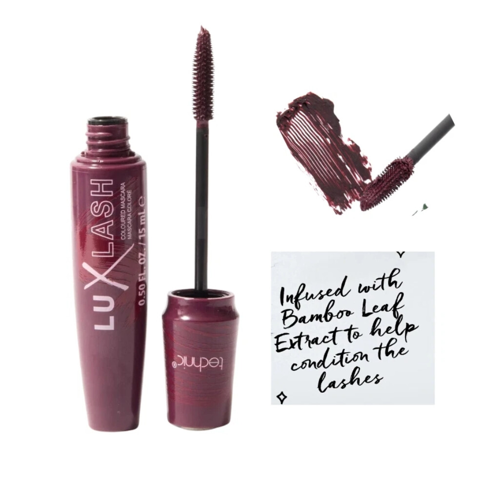 Technic Lux Lash Mascara Warm Burgundy With Bamboo Leaf