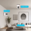 2 Pcs Blurams 2K Indoor Security Cameras with One-Touch Call & App Control 5