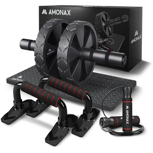 Amonax Convertible Ab Wheel Roller with Large Knee 1