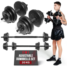 Gallant Adjustable Dumbbells Set, Hand Free Weights Dumbbells Set for Strength Training, Weight Lifting, Bodybuilding-