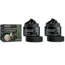 (2pcs) Eelhoe Bamboo Charcoal Remove Blackhead Tear Off Mask Deep Clean Pore Acne Closure Tear Off Apply Mud Mask
