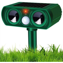 3PCS Solar Power Ultrasonic Cat Fox Repellent for Gardens