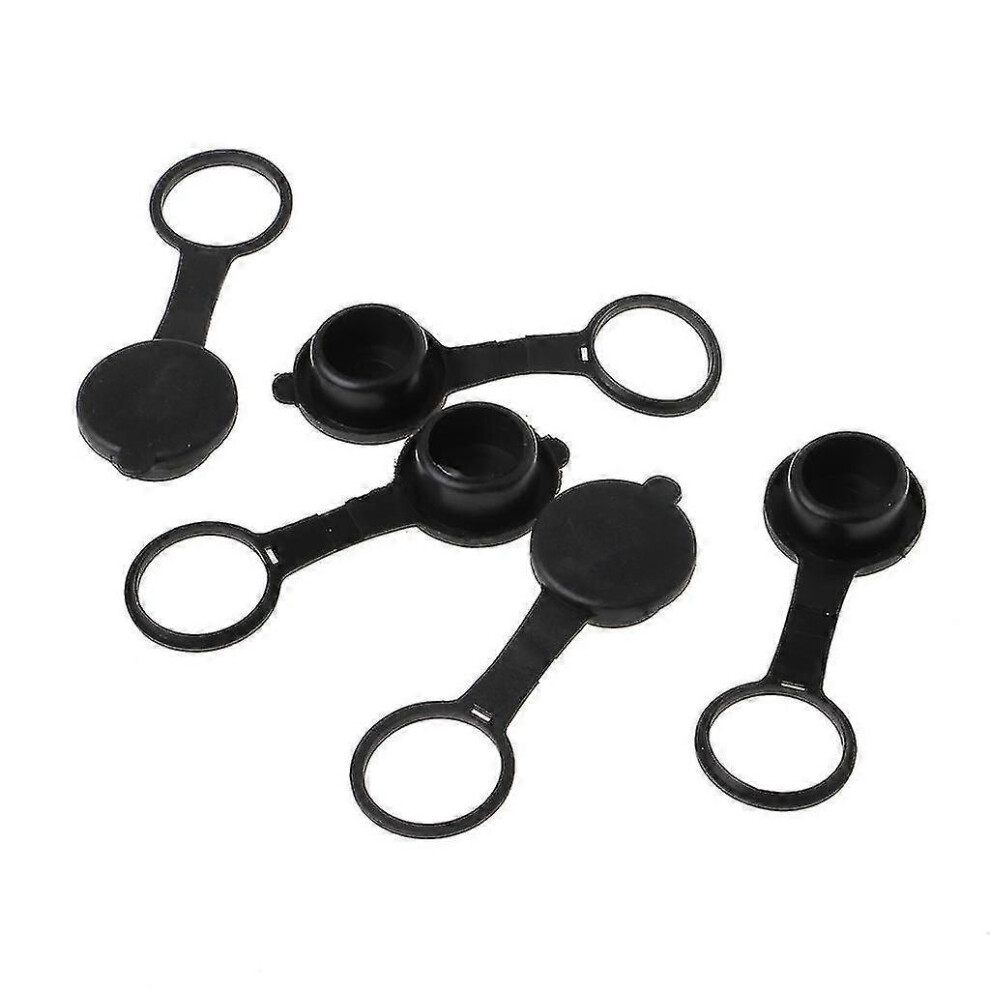 (As Show, One Size) 5Pcs Car Cigarette Lighter Socket Cover Cap Dustproof Waterproof 12V Outlet Lid 6909775925676