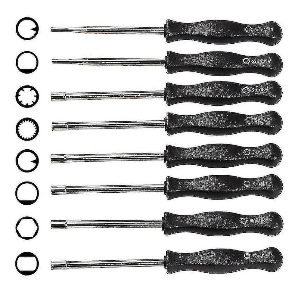 (As show, One size) 8 Different Carburetor Screwdrivers, Carburetor Adjustment Tool Set Carburetor Adjustment compatible  2 Cycle Engines-image-OPC-PH7QX7J-NEW
