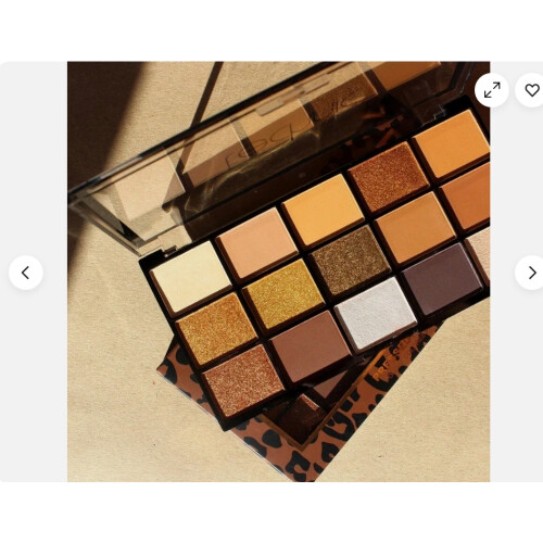 Technic TECHNIC PRESSED PIGMENT EYESHADOW MAKE UP PALETTE BOUJEE GOLDEN 2