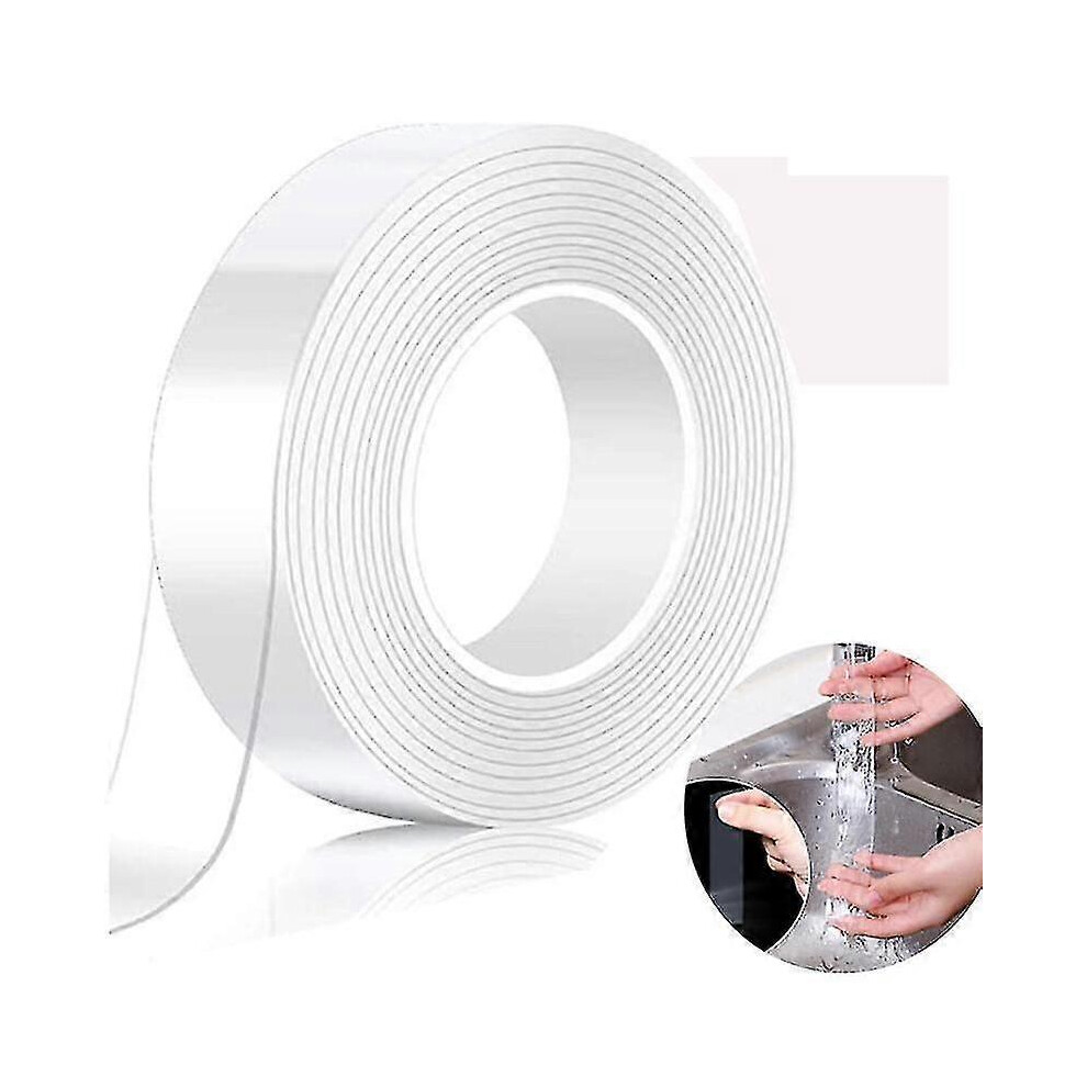 (As Show, One Size) Double Sided Tape Extra Strong Nano Double Sided Tape Clear Double Sided 6909775887738