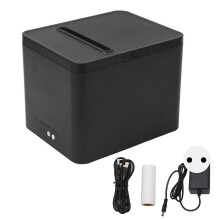 (As show, One size) Thermal Receipt Printer 80mm Bluetooth USB for Label POS Ticket Supermarket Register Cash Box Interf