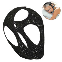 (As show, One size) Anti Snore Chin Strap, Chin Straps For Snoring, Adjustable Snoring Solution Stop Snoring Chin Strap, Breathable Snoring Strap For Men And Women